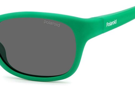 Sluneční brýle Polaroid Junior PLDK006/S 1ED/M9 Polarized Obdélníkové Zelené