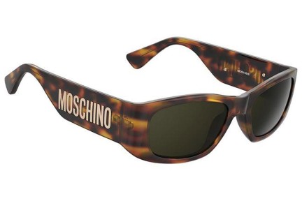 Sluneční brýle Moschino MOS145/S 05L/70 Obdélníkové Havana