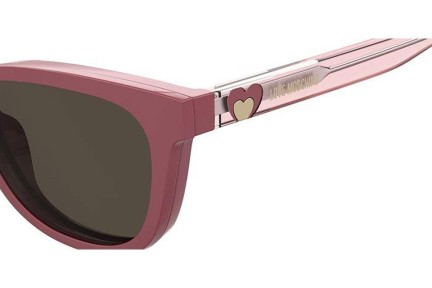 Brýle Love Moschino MOL052/CS G3I/70 Cat Eye Růžové