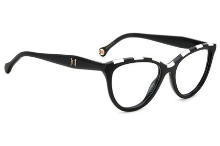 Brýle Carolina Herrera HER0148 80S Cat Eye Černé