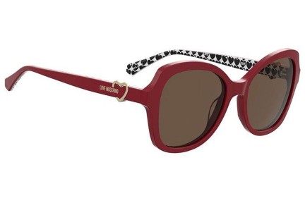 Sluneční brýle Love Moschino MOL059/S C9A/70 Cat Eye Červené