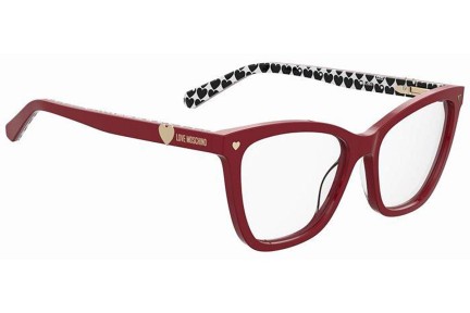 Brýle Love Moschino MOL593 C9A Cat Eye Červené