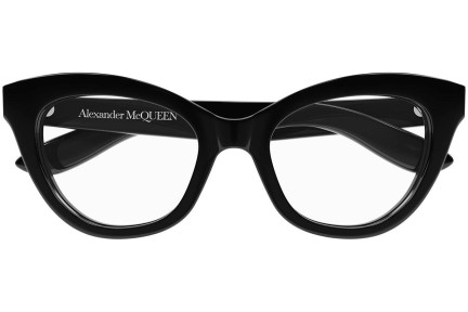 Brýle Alexander McQueen AM0395O 001 Cat Eye Černé