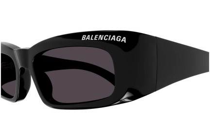 Sluneční brýle Balenciaga BB0266S 001 Obdélníkové Černé