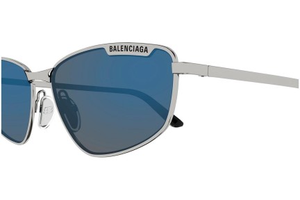 Sluneční brýle Balenciaga BB0277S 003 Speciální Stříbrné