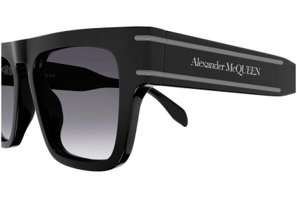 Sluneční brýle Alexander McQueen AM0397S 001 Squared Černé