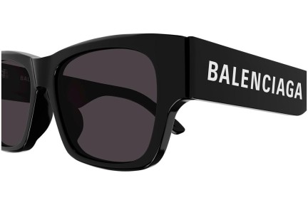 Sluneční brýle Balenciaga BB0262SA 001 Obdélníkové Černé