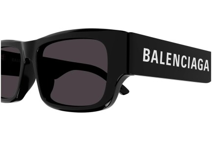 Sluneční brýle Balenciaga BB0261SA 001 Obdélníkové Černé