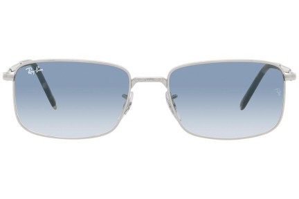 Sluneční brýle Ray-Ban RB3717 003/3F Obdélníkové Stříbrné