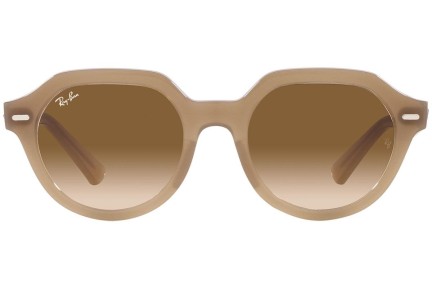 Sluneční brýle Ray-Ban Gina RB4399 616651 Squared Hnědé