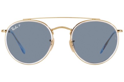 Sluneční brýle Ray-Ban Round Double Bridge RB3647N 001/02 Okrouhlé Zlaté