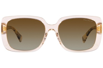 Sluneční brýle Ralph by Ralph Lauren RA5298U 6072T5 Polarized Squared Béžové