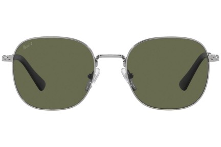 Sluneční brýle Persol PO1009S 513/58 Polarized Obdélníkové Stříbrné