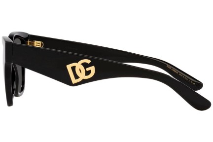 Sluneční brýle Dolce & Gabbana DG4437 501/87 Cat Eye Černé