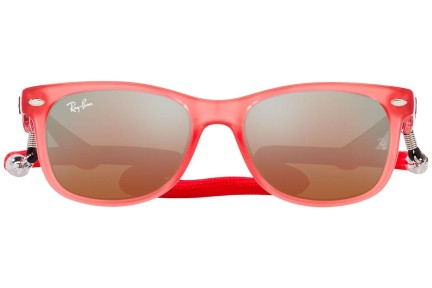 Sluneční brýle Ray-Ban Junior New Wayfarer Junior RJ9052S 7145A8 Squared Růžové