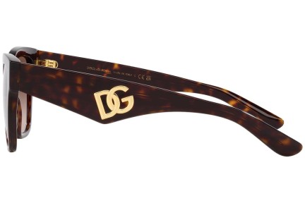 Sluneční brýle Dolce & Gabbana DG4437 502/13 Cat Eye Havana