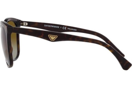 Sluneční brýle Emporio Armani EA4157 5234T5 Polarized Cat Eye Havana