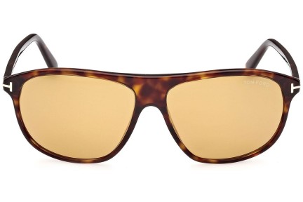 Sluneční brýle Tom Ford FT1027 52E Pilot Havana