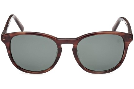 Sluneční brýle Timberland TB9319 48R Polarized Okrouhlé Hnědé