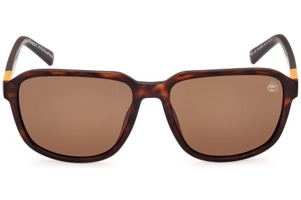 Sluneční brýle Timberland TB9311 52H Polarized Squared Havana