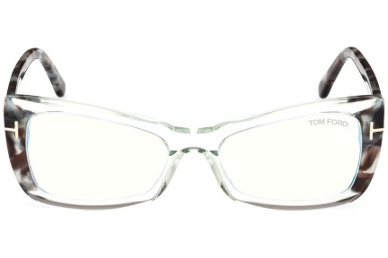 Brýle Tom Ford FT5879-B 093 Cat Eye Zelené