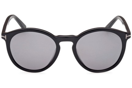 Sluneční brýle Tom Ford FT1021-N 01D Polarized Okrouhlé Černé