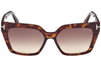 Sluneční brýle Tom Ford FT1030 52F Cat Eye Havana