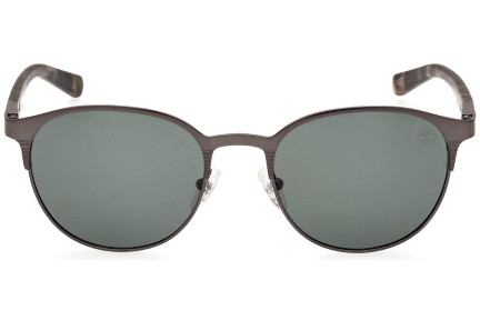 Sluneční brýle Timberland TB9313 13R Polarized Okrouhlé Hnědé