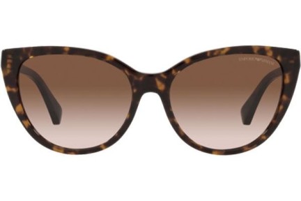 Sluneční brýle Emporio Armani EA4162 587913 Cat Eye Havana