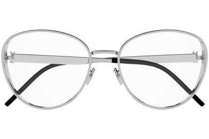 Brýle Saint Laurent SLM93 001 Squared Stříbrné