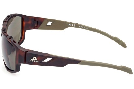 Sluneční brýle Adidas Sport SP0045 52N Obdélníkové Havana