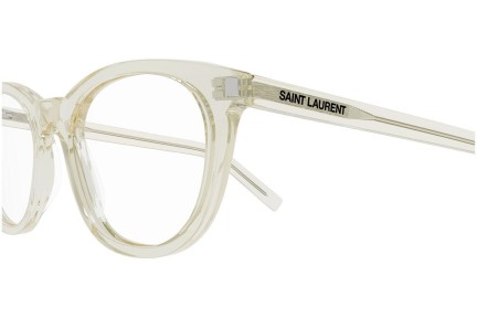 Brýle Saint Laurent SL471 004 Okrouhlé Průhledné