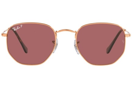 Sluneční brýle Ray-Ban Hexagonal RB3548N 9202AF Polarized Okrouhlé Zlaté