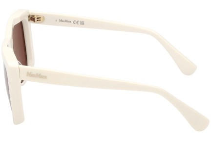 Sluneční brýle Max Mara Lee 1 MM0066 21E Squared Bílé