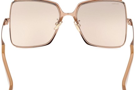 Sluneční brýle Max Mara Weho MM0070-H 34K Squared Hnědé