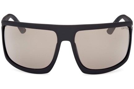 Sluneční brýle Tom Ford Clint 2 FT1066 02L Flat Top Černé