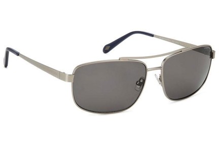 Sluneční brýle Fossil FOS2130/G/S R81/M9 Polarized Obdélníkové Stříbrné