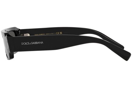 Sluneční brýle Dolce & Gabbana DG4458 501/87 Obdélníkové Černé