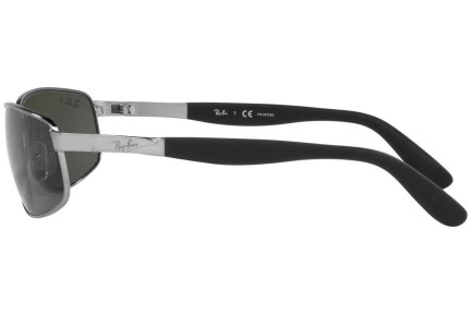 Sluneční brýle Ray-Ban RB3254 004/58 Polarized Obdélníkové Stříbrné