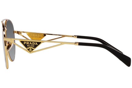 Sluneční brýle Prada PR73ZS 5AK5W1 Polarized Pilot Zlaté