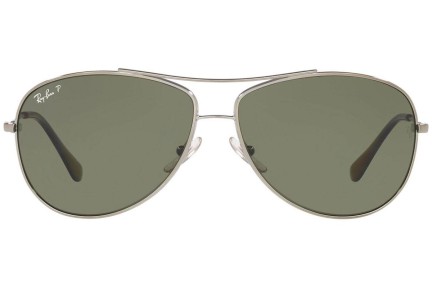 Sluneční brýle Ray-Ban RB3293 004/9A Polarized Pilot Stříbrné