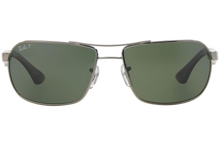 Sluneční brýle Ray-Ban RB3492 004/58 Polarized Pilot Stříbrné