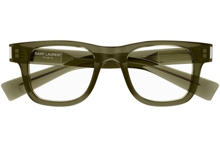 Brýle Saint Laurent SL564OPT 007 Squared Zelené