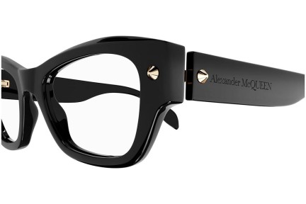 Brýle Alexander McQueen AM0429O 001 Cat Eye Černé