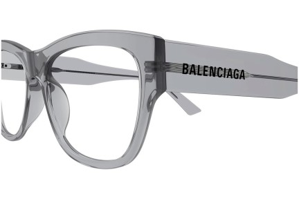 Brýle Balenciaga BB0309O 005 Obdélníkové Šedé