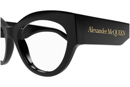 Brýle Alexander McQueen AM0435O 001 Cat Eye Černé