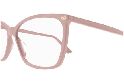 Brýle Gucci GG0025O 011 Cat Eye Růžové