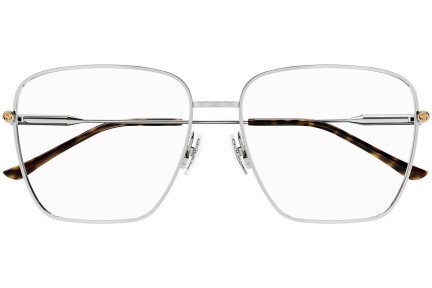 Brýle Gucci GG1414O 002 Squared Stříbrné