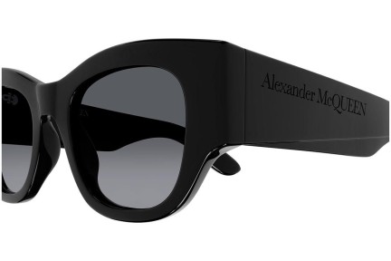 Sluneční brýle Alexander McQueen AM0420S 001 Squared Černé