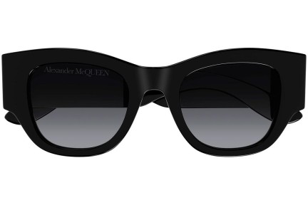 Sluneční brýle Alexander McQueen AM0420S 001 Squared Černé